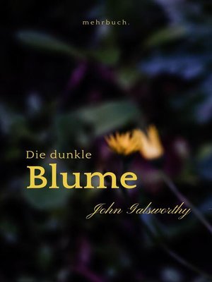 cover image of Die dunkle Blume